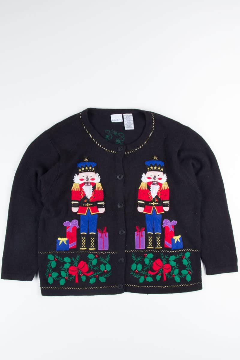 Black Ugly Christmas Cardigan 51430