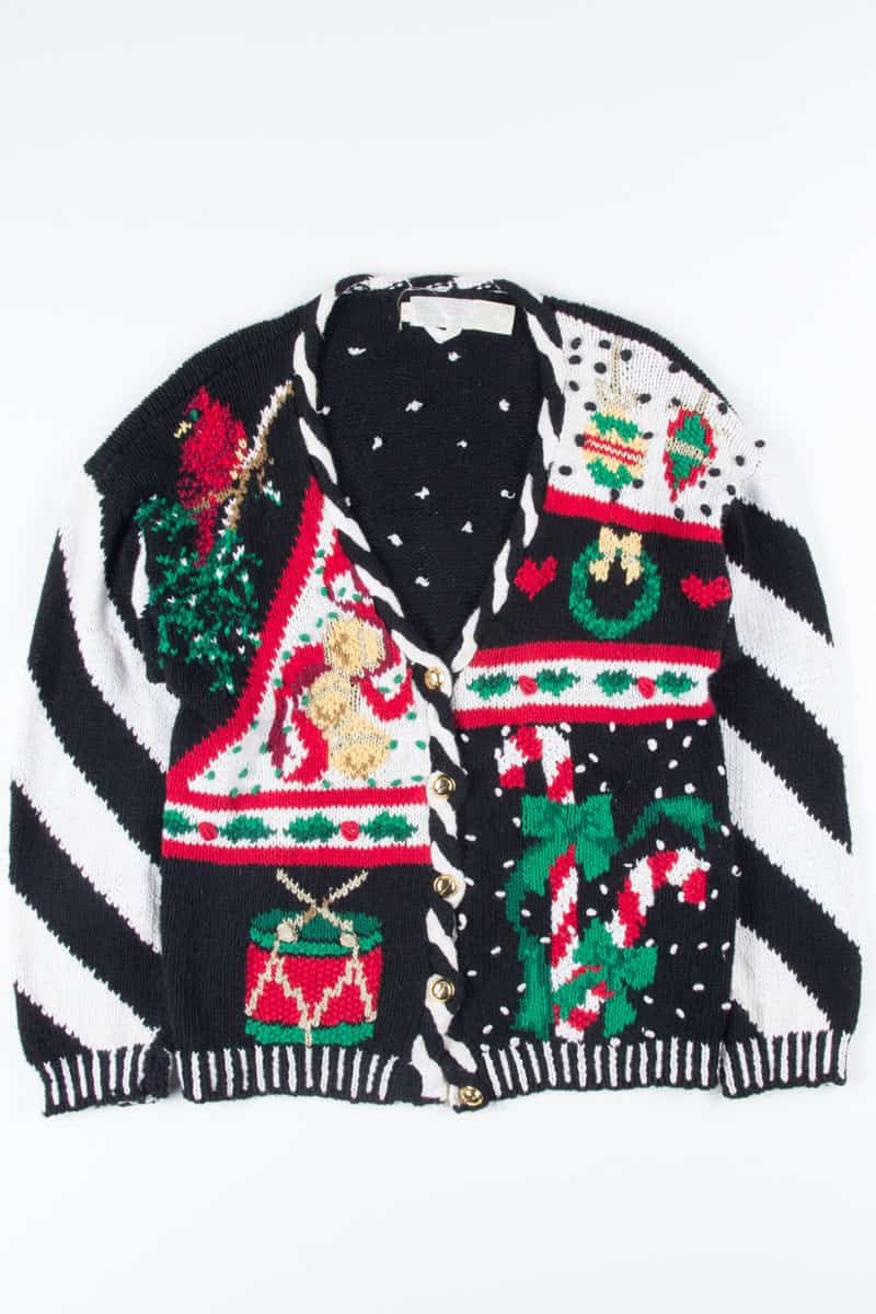 Black Ugly Christmas Cardigan 51525