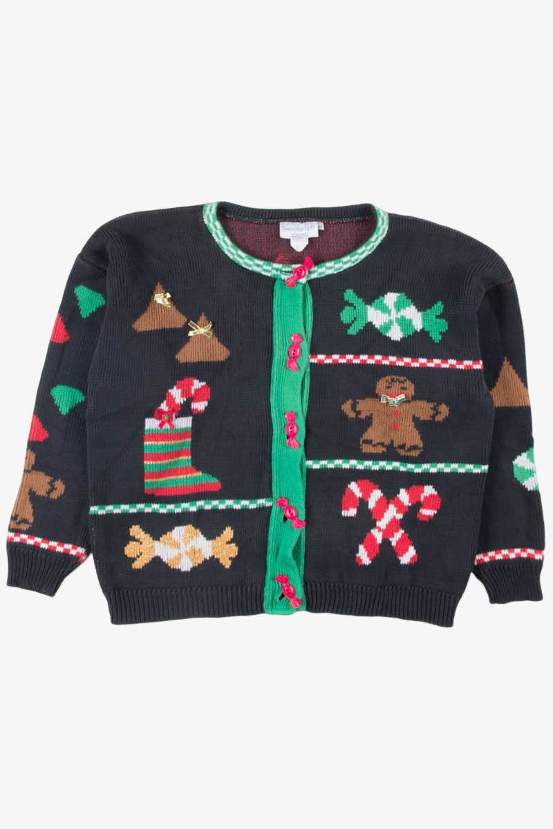Black Ugly Christmas Cardigan 51691
