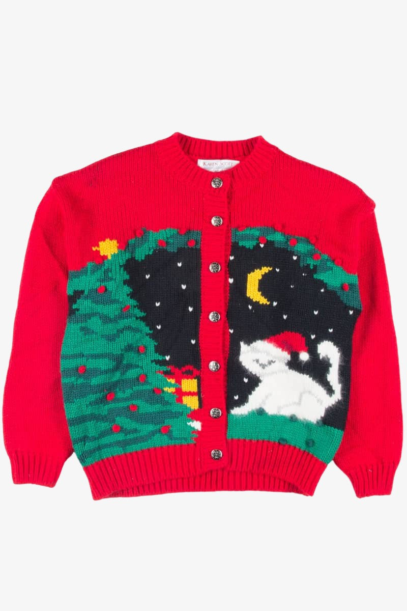 Red Ugly Christmas Cardigan 51724