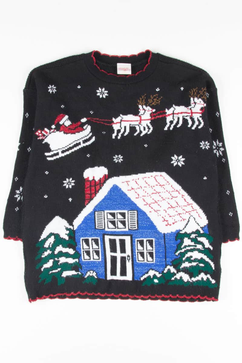 Black Ugly Christmas Pullover 51786