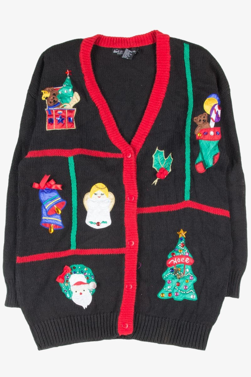 Black Ugly Christmas Cardigan 51797