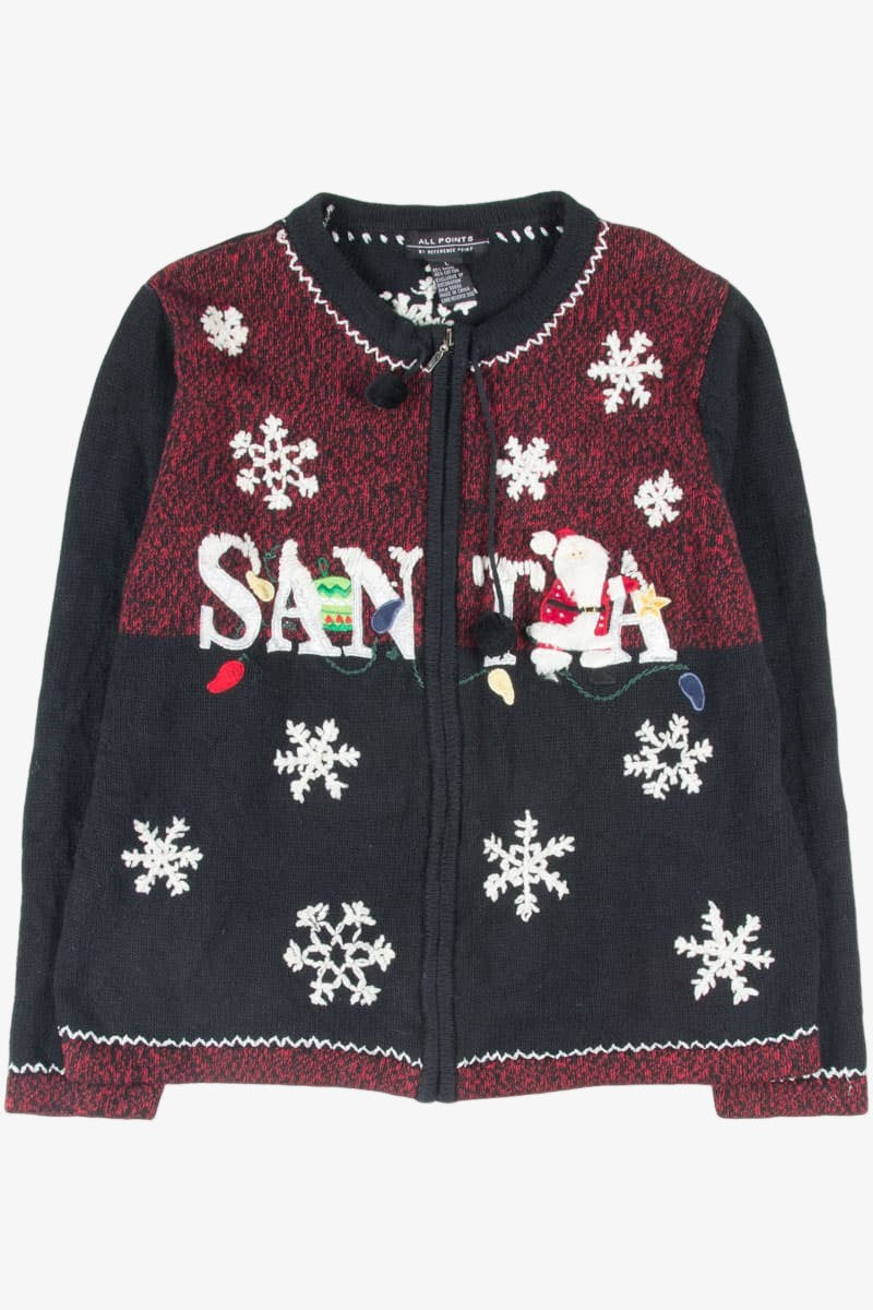 Black Ugly Christmas Cardigan 51884