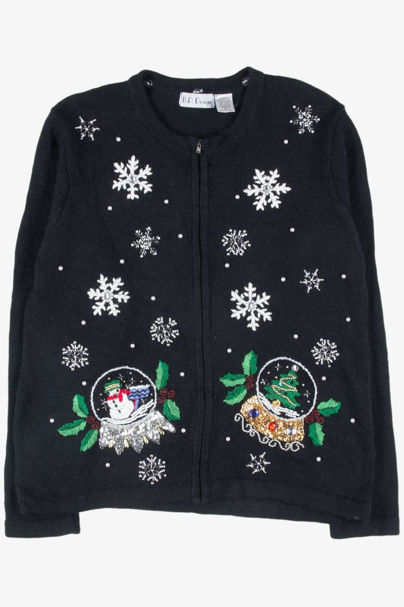 Black Ugly Christmas Cardigan 51934