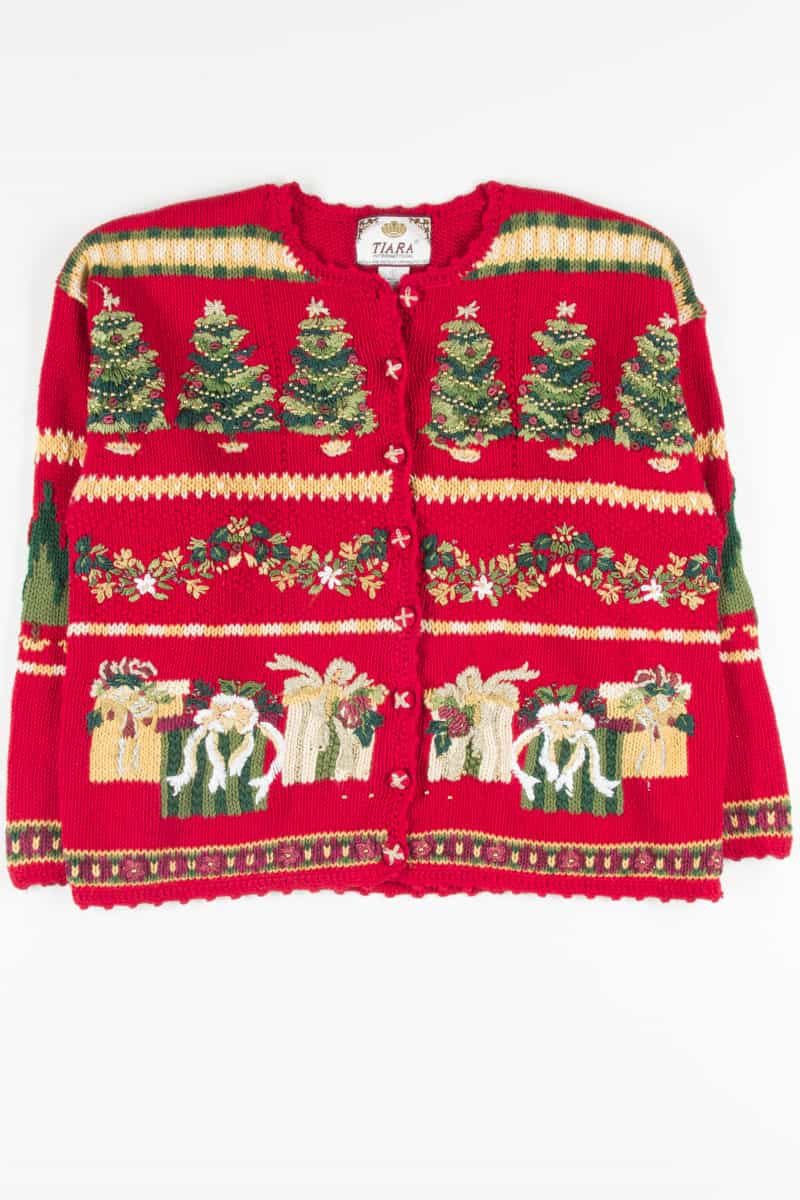 Red Ugly Christmas Cardigan 51950