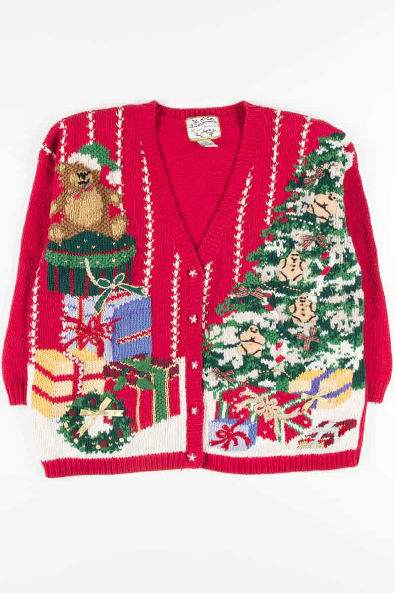 Red Ugly Christmas Cardigan 51965