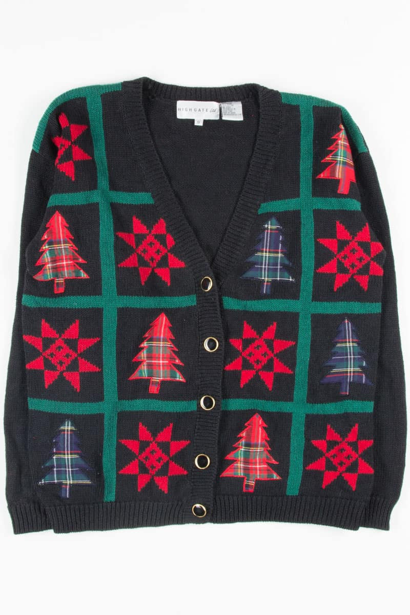 Black Ugly Christmas Cardigan 52133