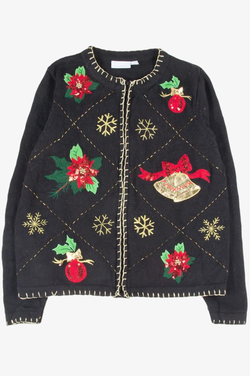 Black Ugly Christmas Cardigan 52146