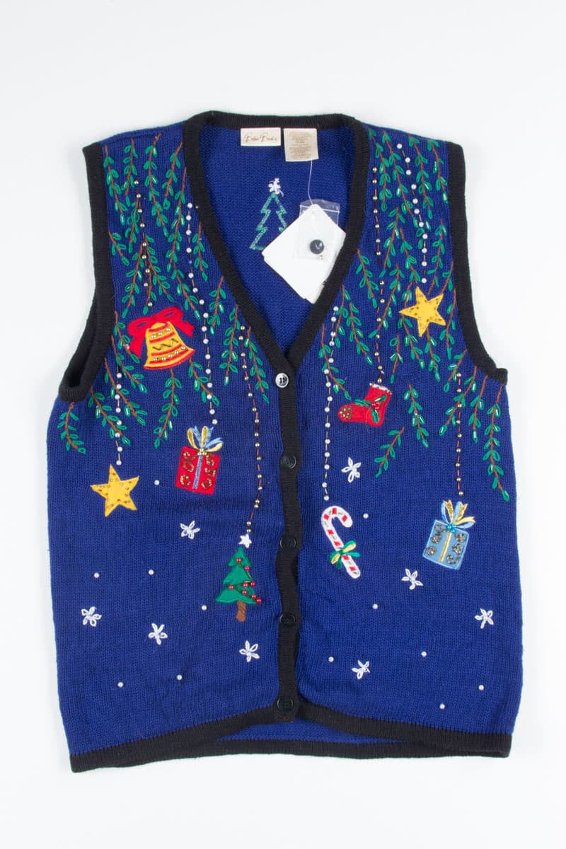 Blue Ugly Christmas Vest 52170