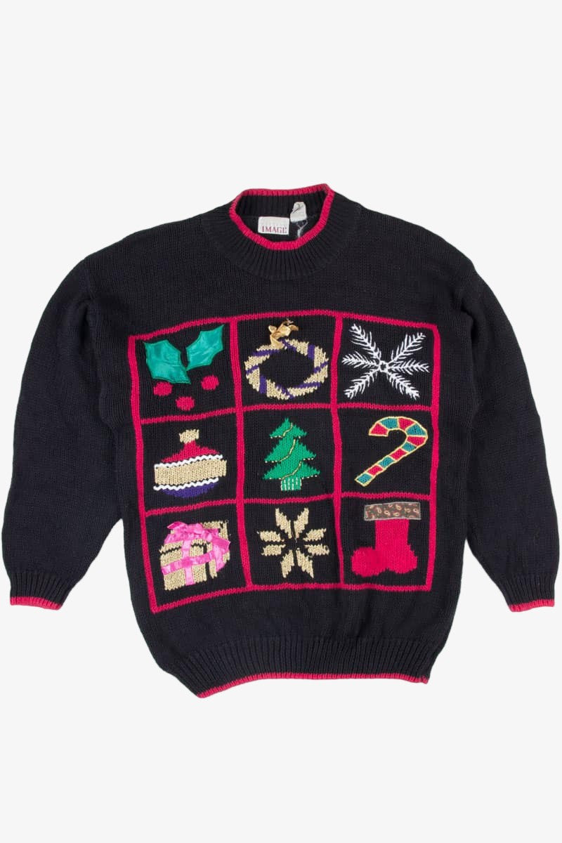 Black Ugly Christmas Pullover 52197
