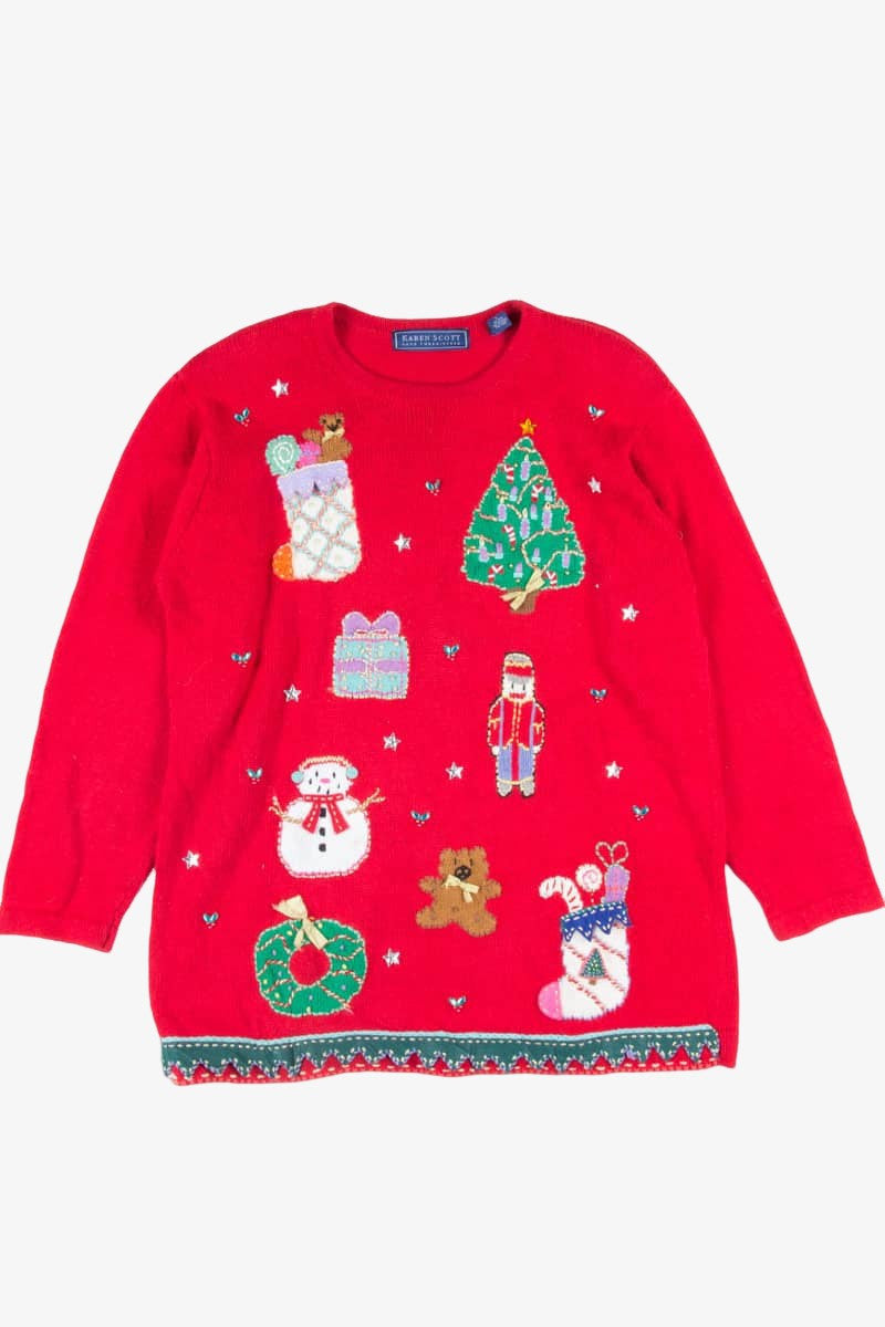 Red Ugly Christmas Pullover 52243