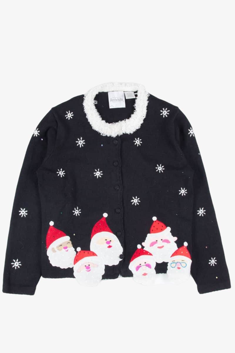 Black Ugly Christmas Cardigan 52332