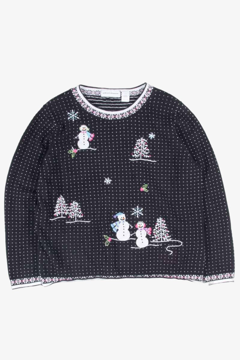 Black Ugly Christmas Pullover 52350