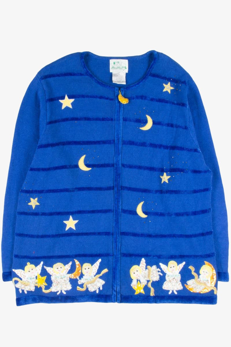 Blue Ugly Christmas Cardigan 52640