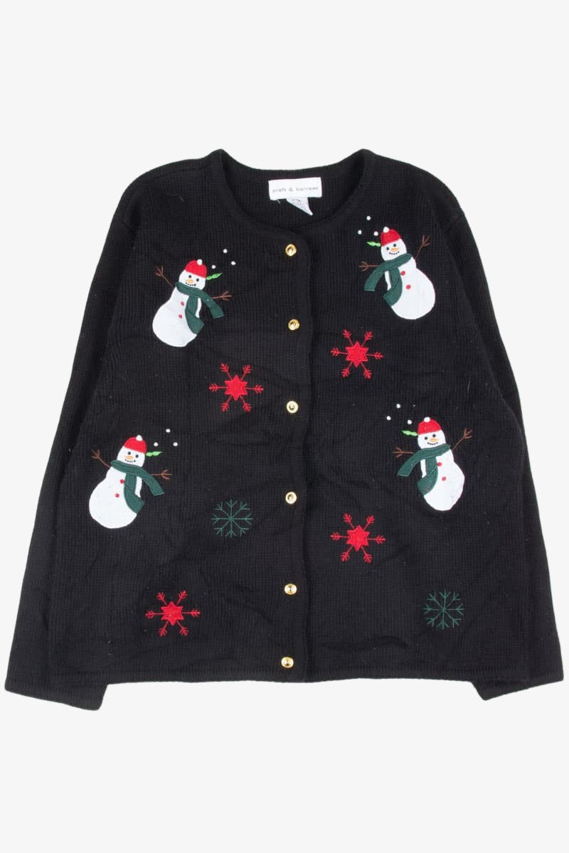 Black Ugly Christmas Cardigan 52661