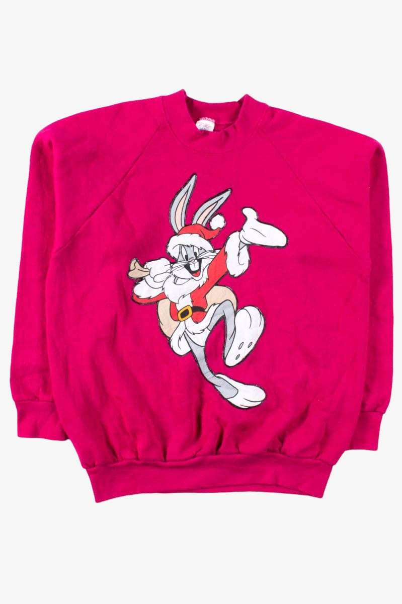 Magenta Bugs Bunny Christmas Sweatshirt 52676