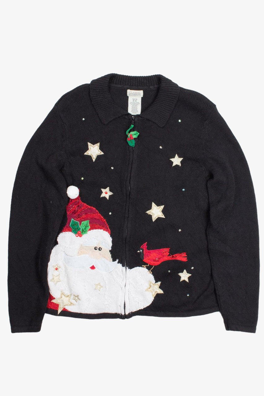 Black Ugly Christmas Cardigan 52705