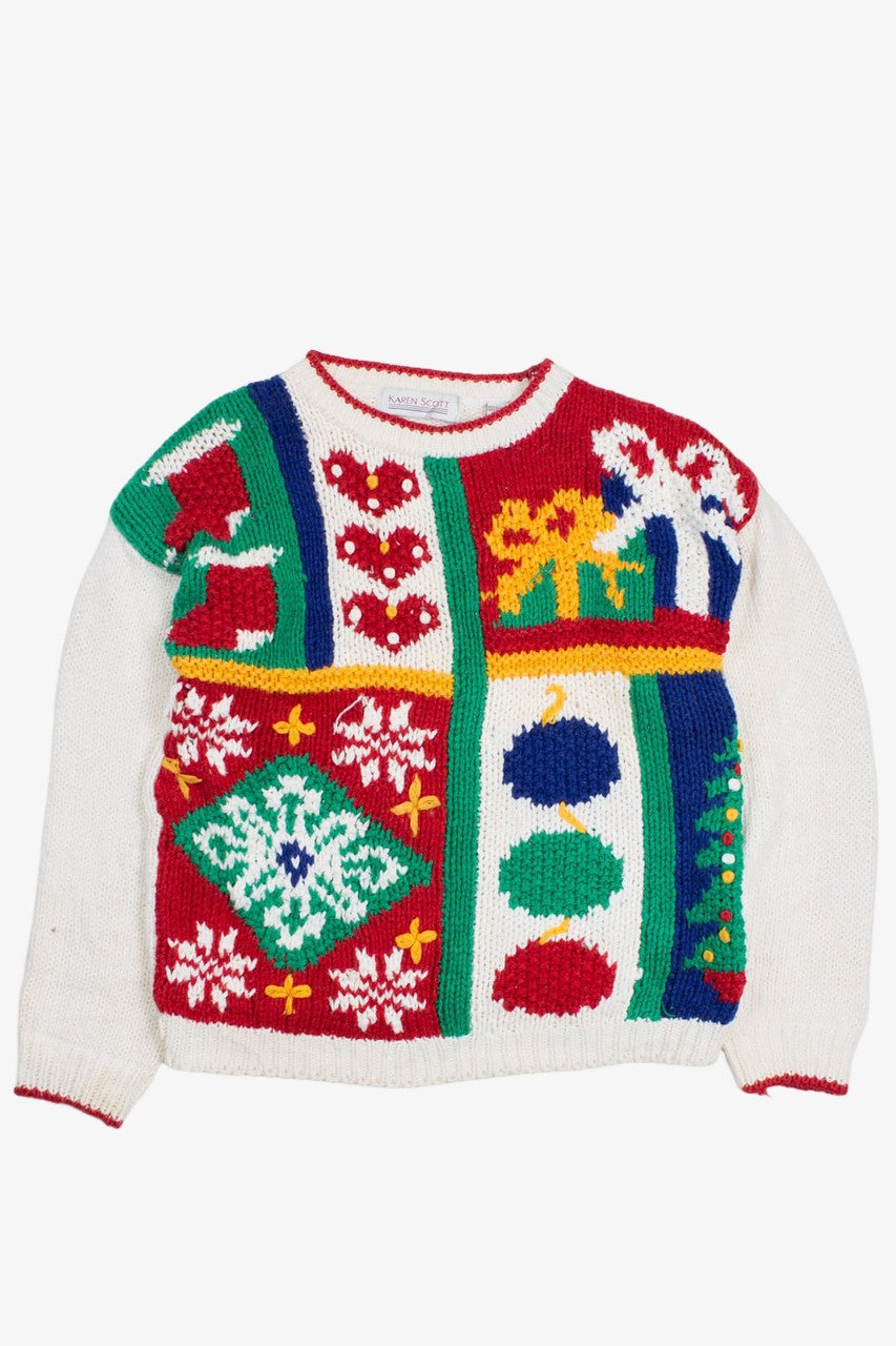 White Ugly Christmas Pullover 52717