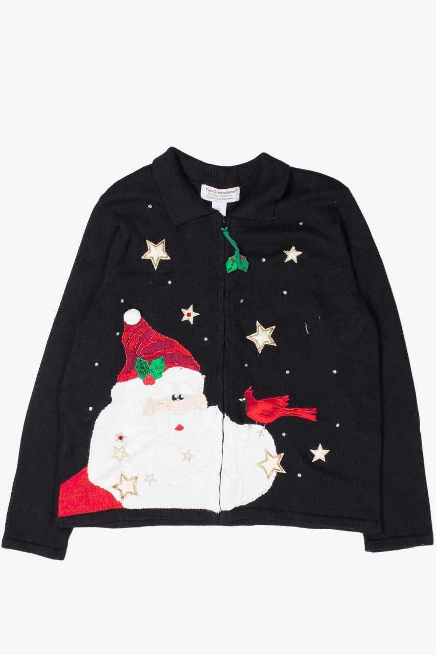 Black Ugly Christmas Cardigan 52738