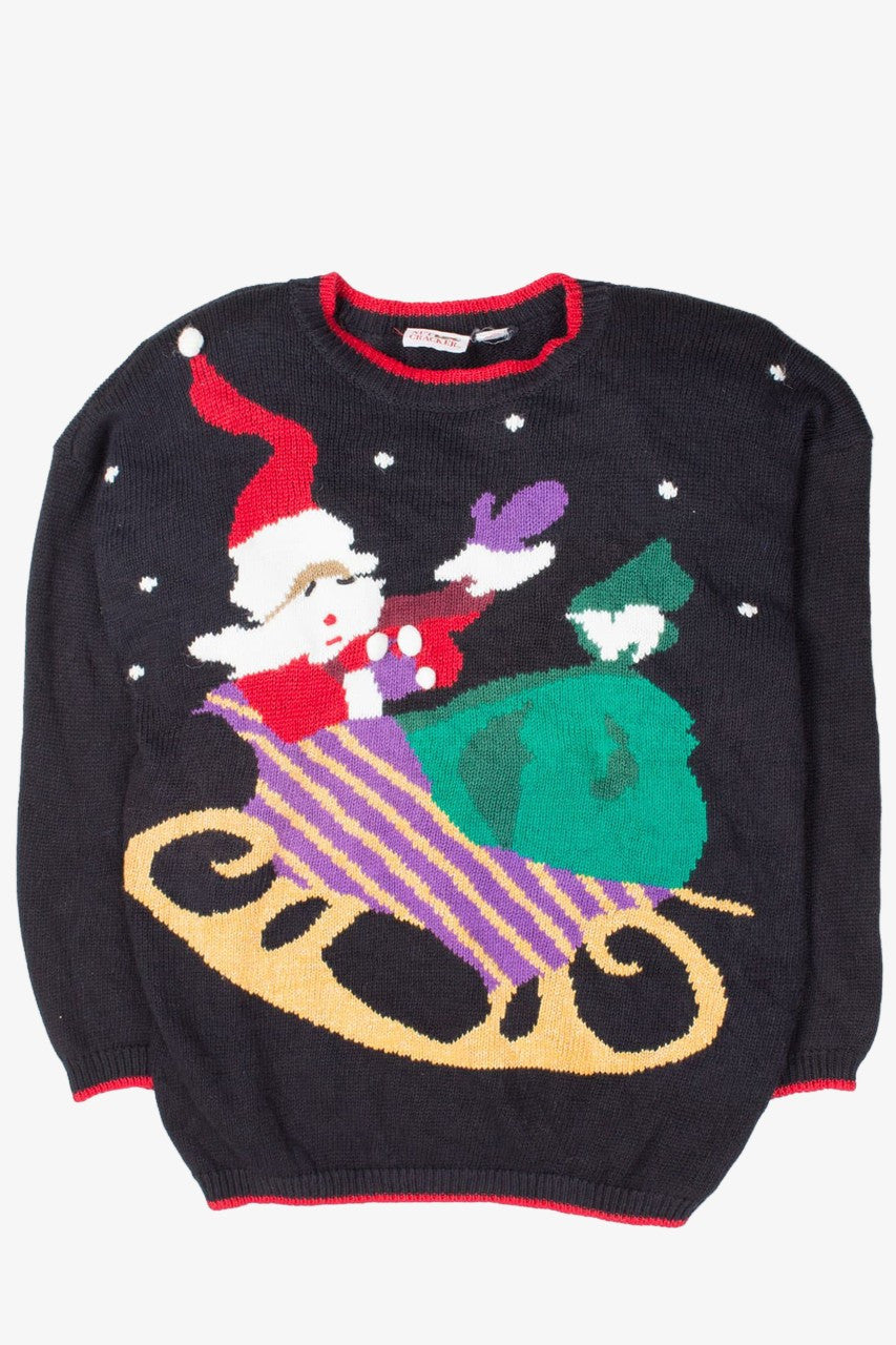 Black Ugly Christmas Pullover 52742