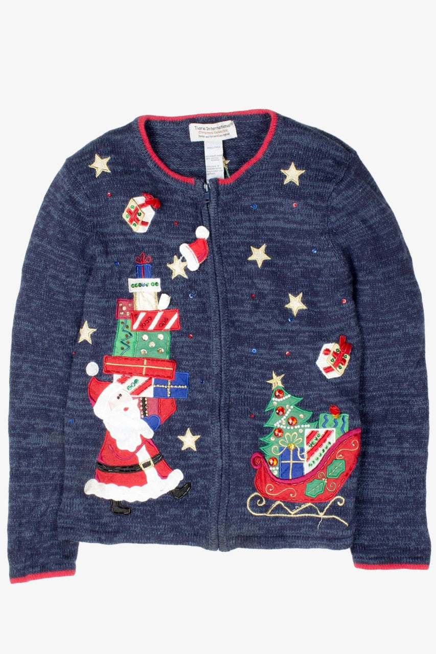 Black Ugly Christmas Cardigan 52774
