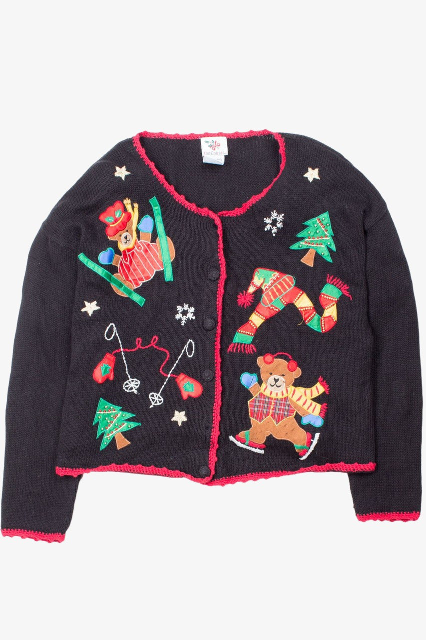 Black Ugly Christmas Cardigan 52777