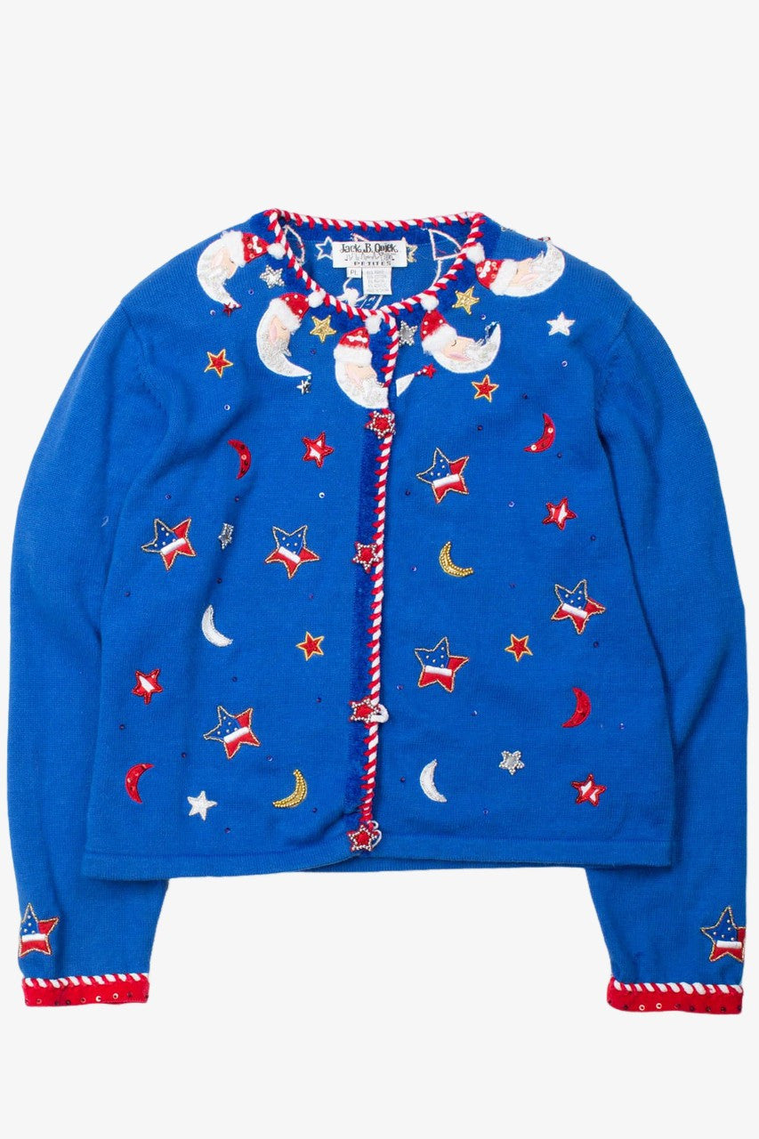 Blue Ugly Christmas Cardigan 52794