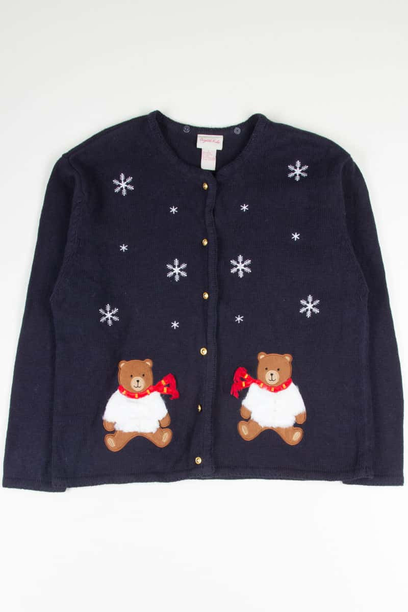 Blue Ugly Christmas Cardigan 53209