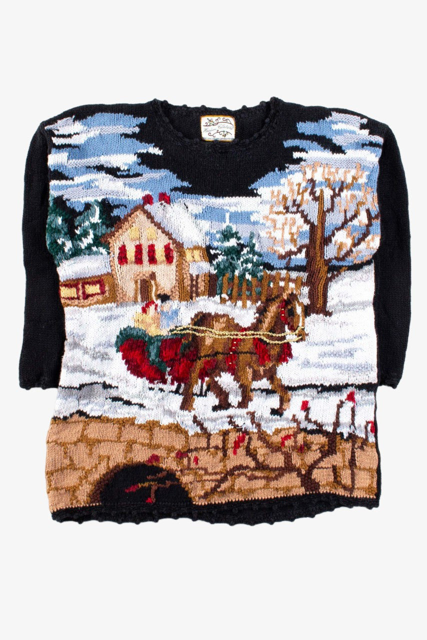 Black Ugly Christmas Pullover 53420