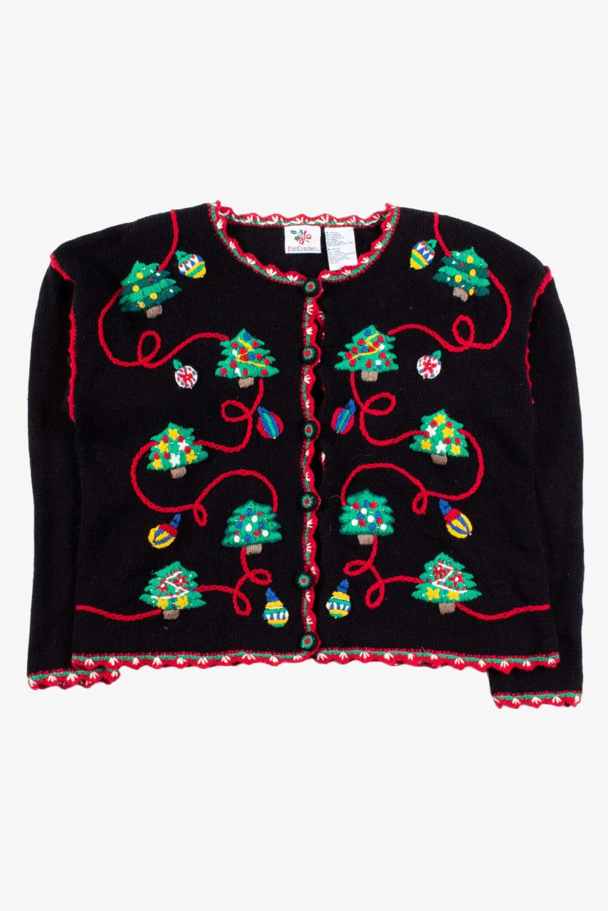 Black Ugly Christmas Cardigan 53450
