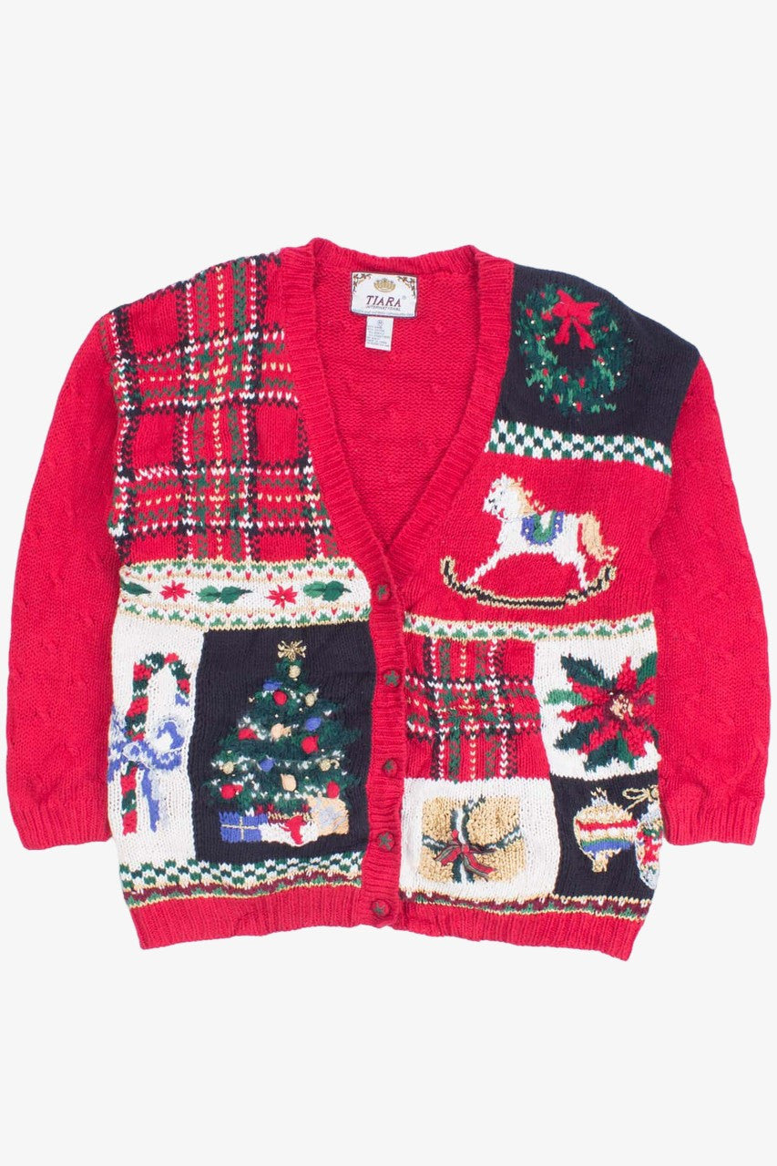 Red Ugly Christmas Cardigan 53499