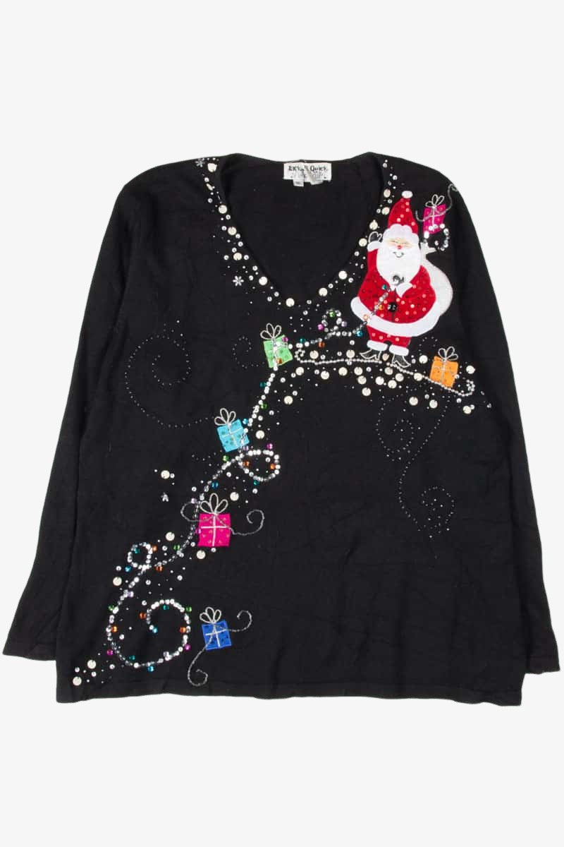 Black Ugly Christmas Pullover 53520