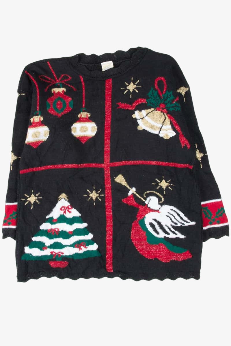 Black Ugly Christmas Pullover 53692