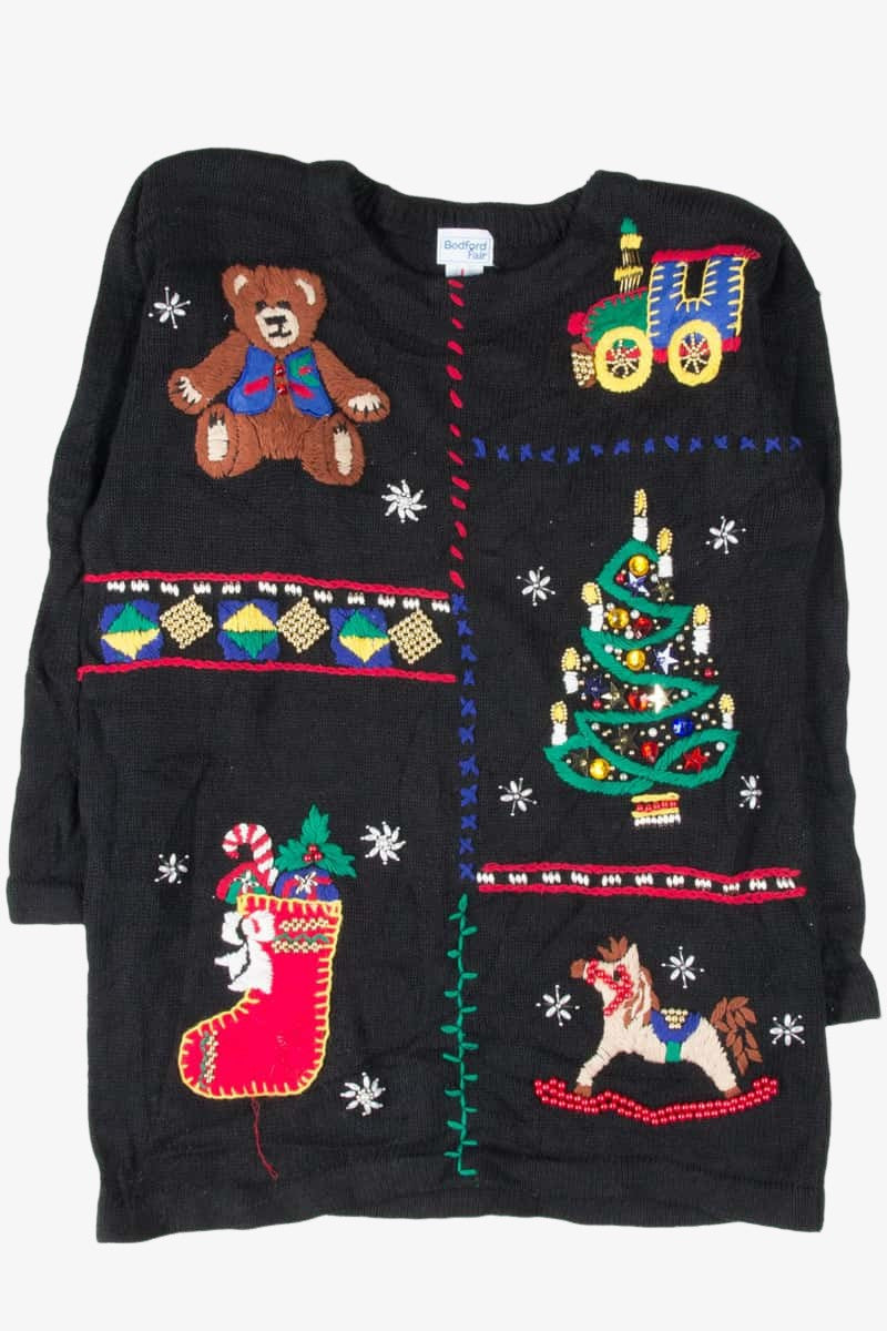 Black Ugly Christmas Pullover 53698