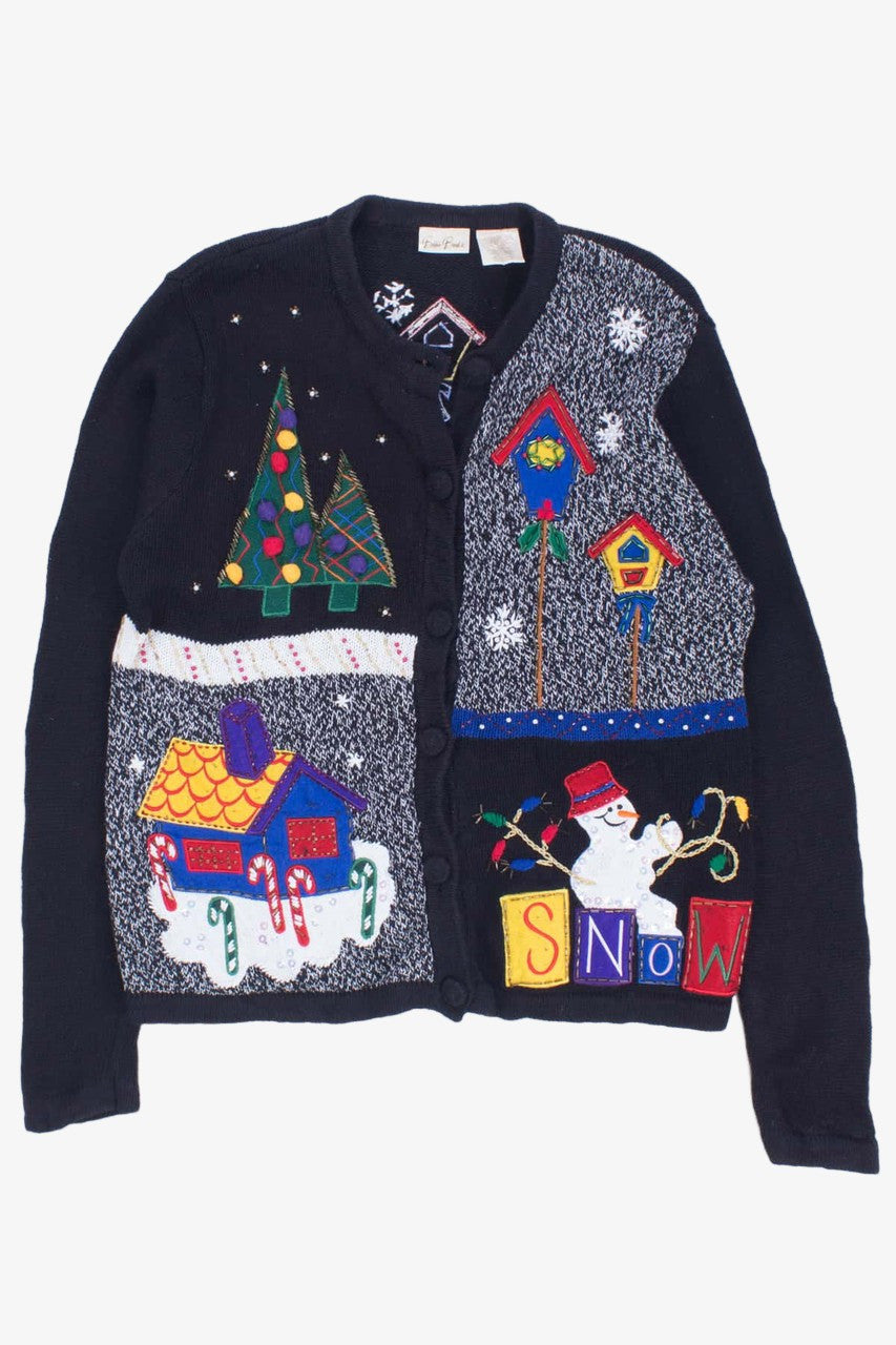 Black Ugly Christmas Cardigan 53721