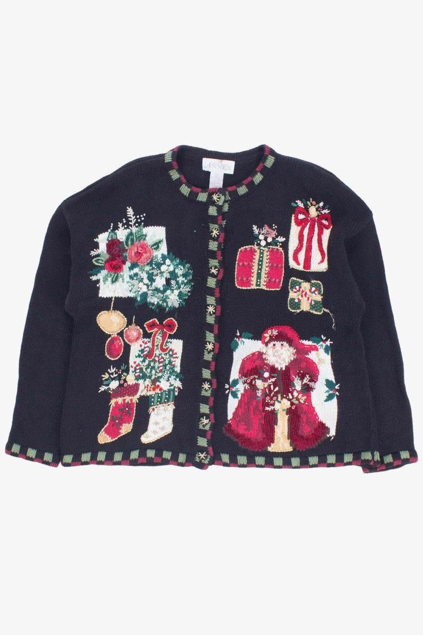 Black Ugly Christmas Cardigan 53730