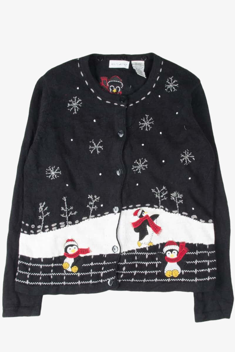 Black Ugly Christmas Cardigan 53756