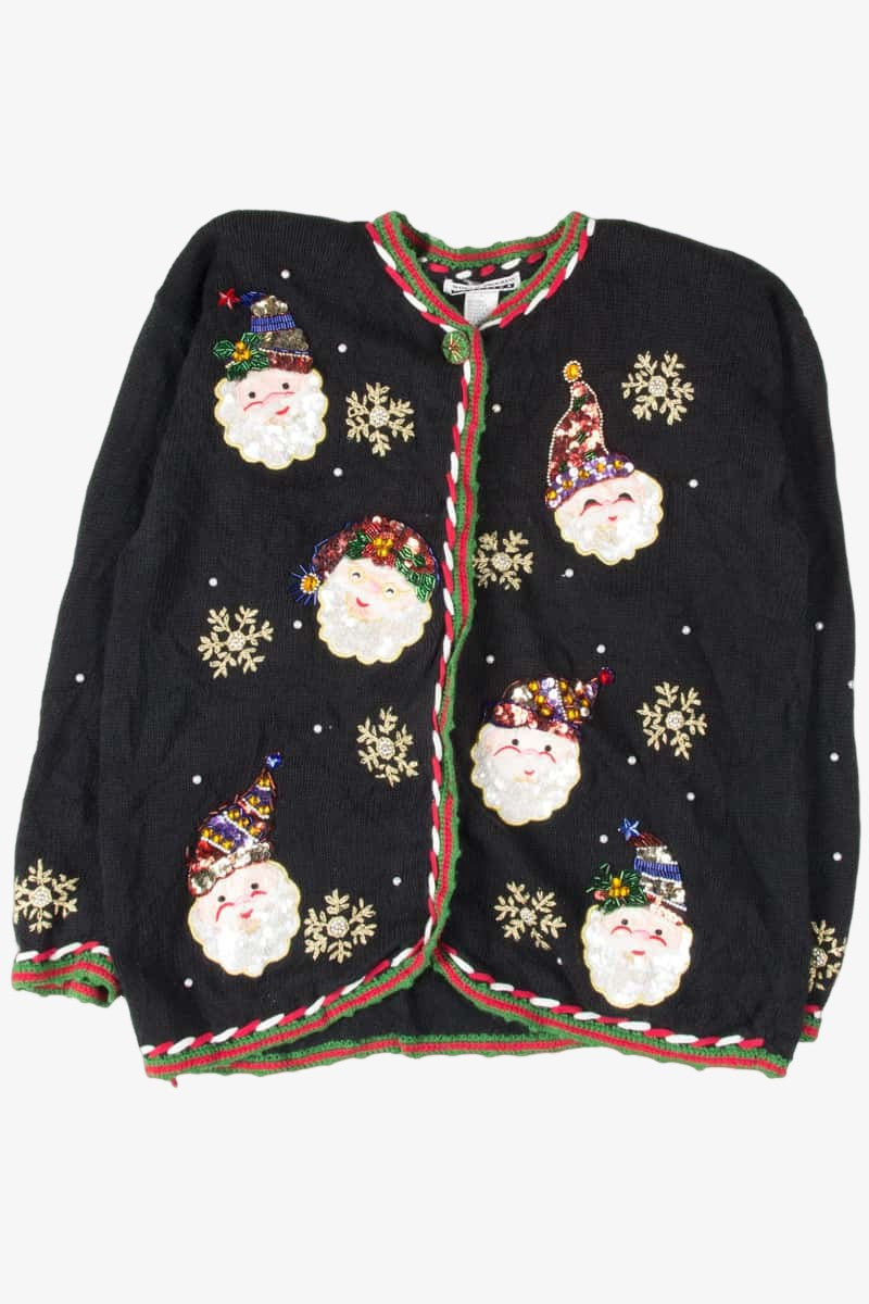 Black Ugly Christmas Cardigan 53764