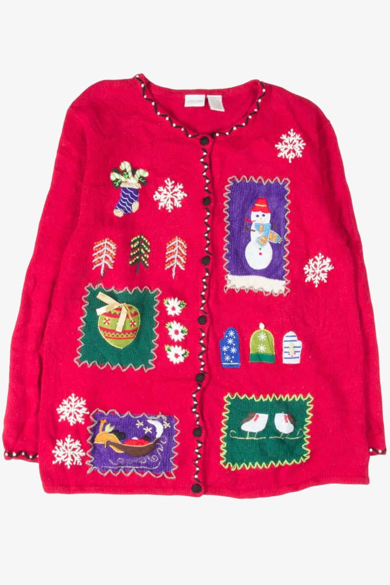 Red Ugly Christmas Cardigan 53787
