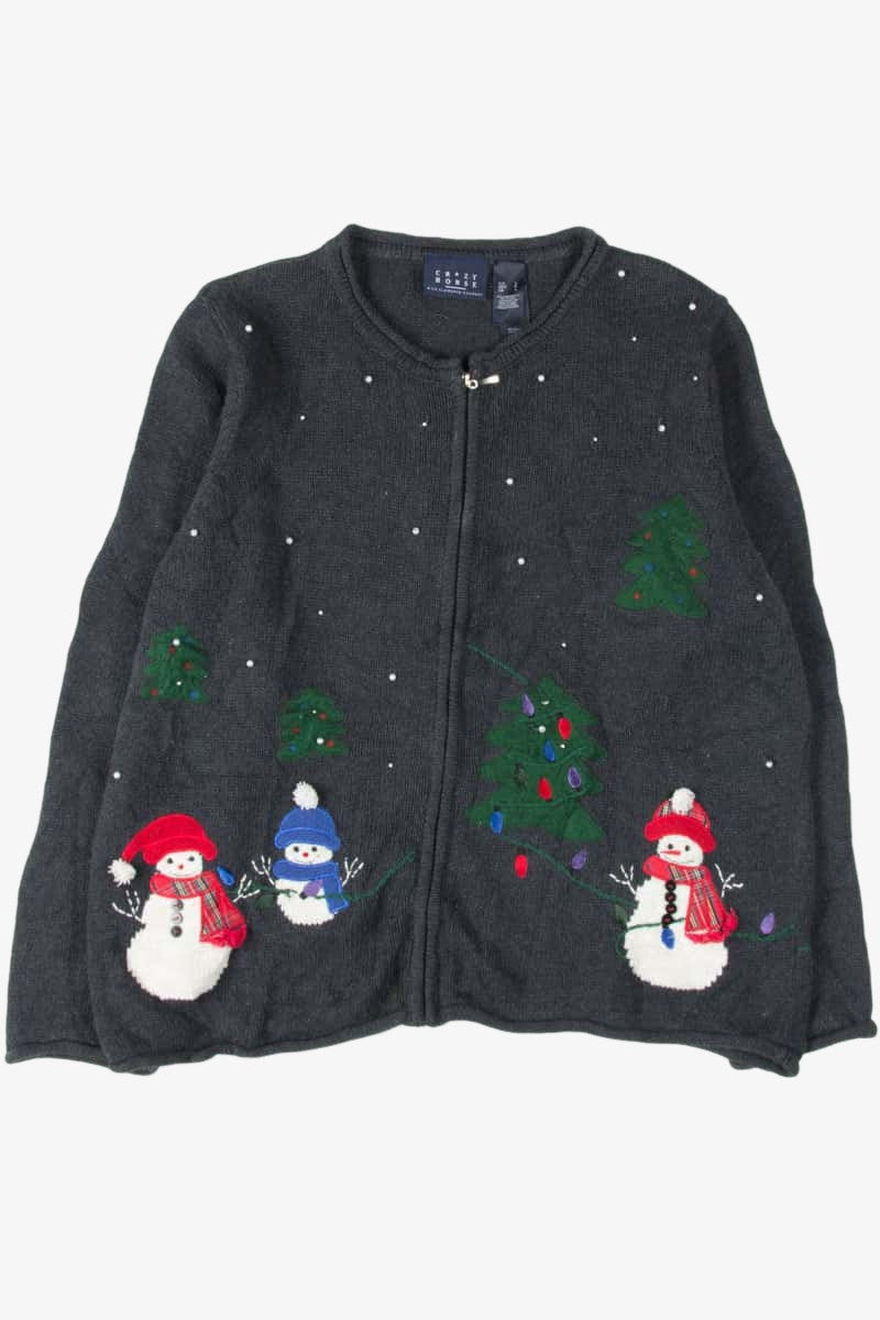 Black Ugly Christmas Cardigan 53841