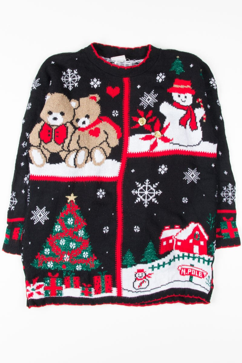 Black Ugly Christmas Pullover 53964