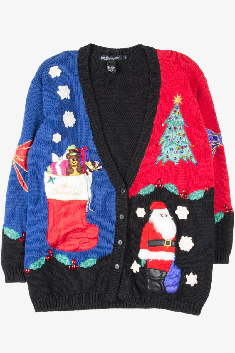Multicolor Ugly Christmas Cardigan 53967