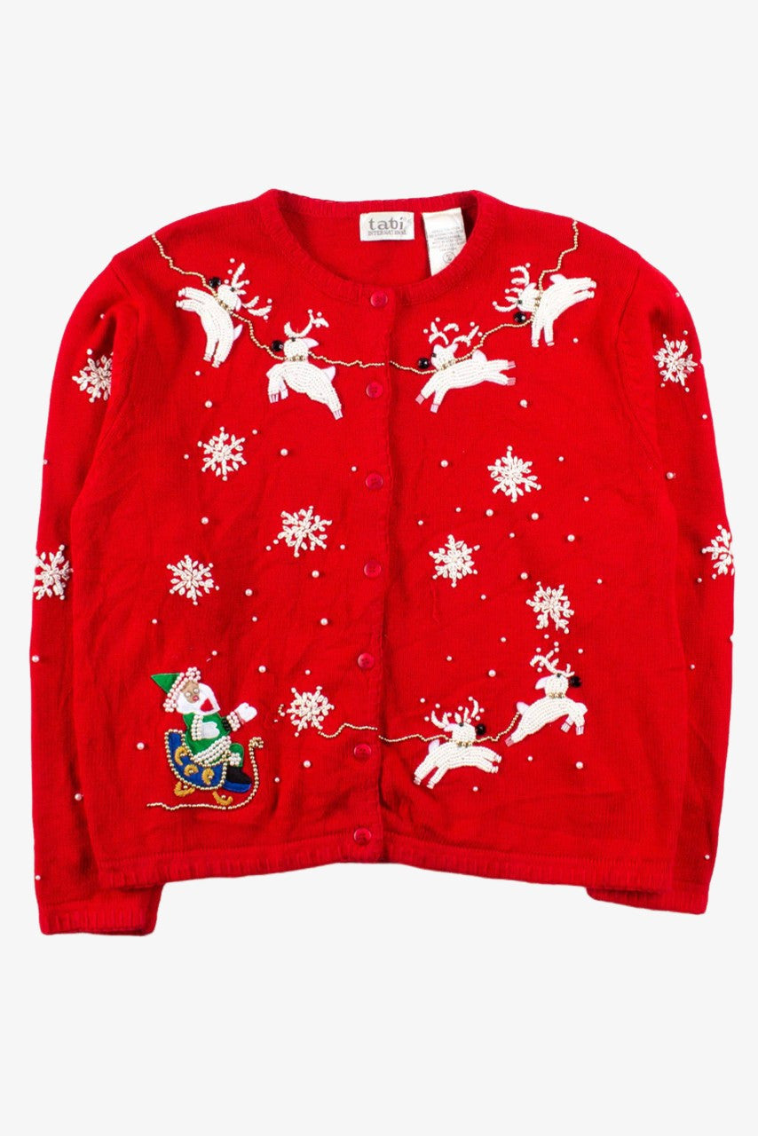 Red Ugly Christmas Cardigan 54030