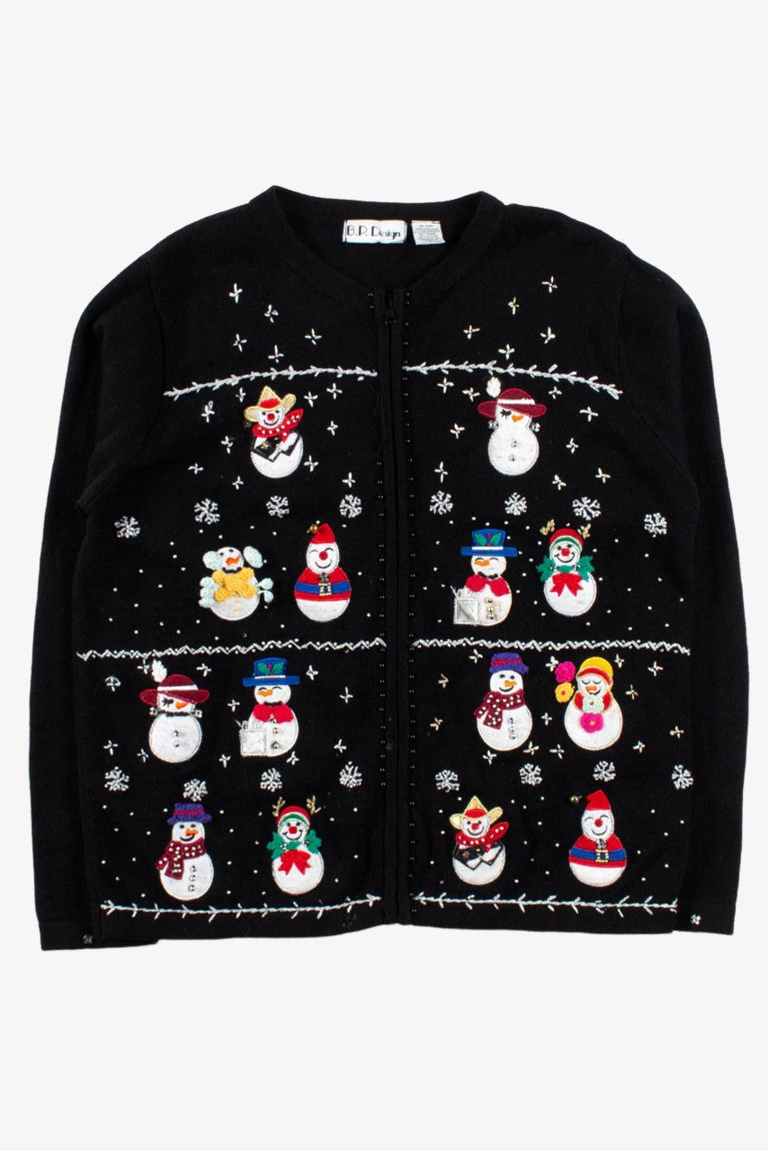 Black Ugly Christmas Cardigan 54036