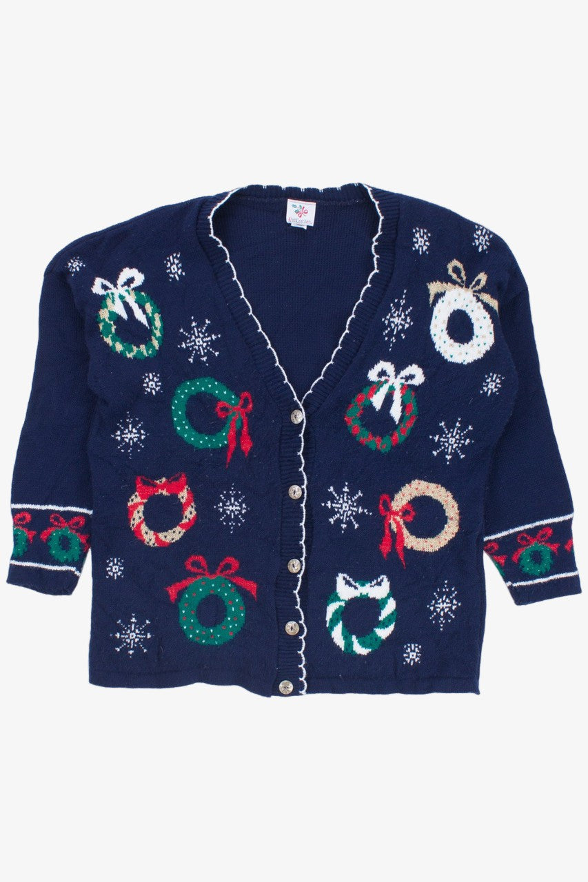 Blue Ugly Christmas Cardigan 54054