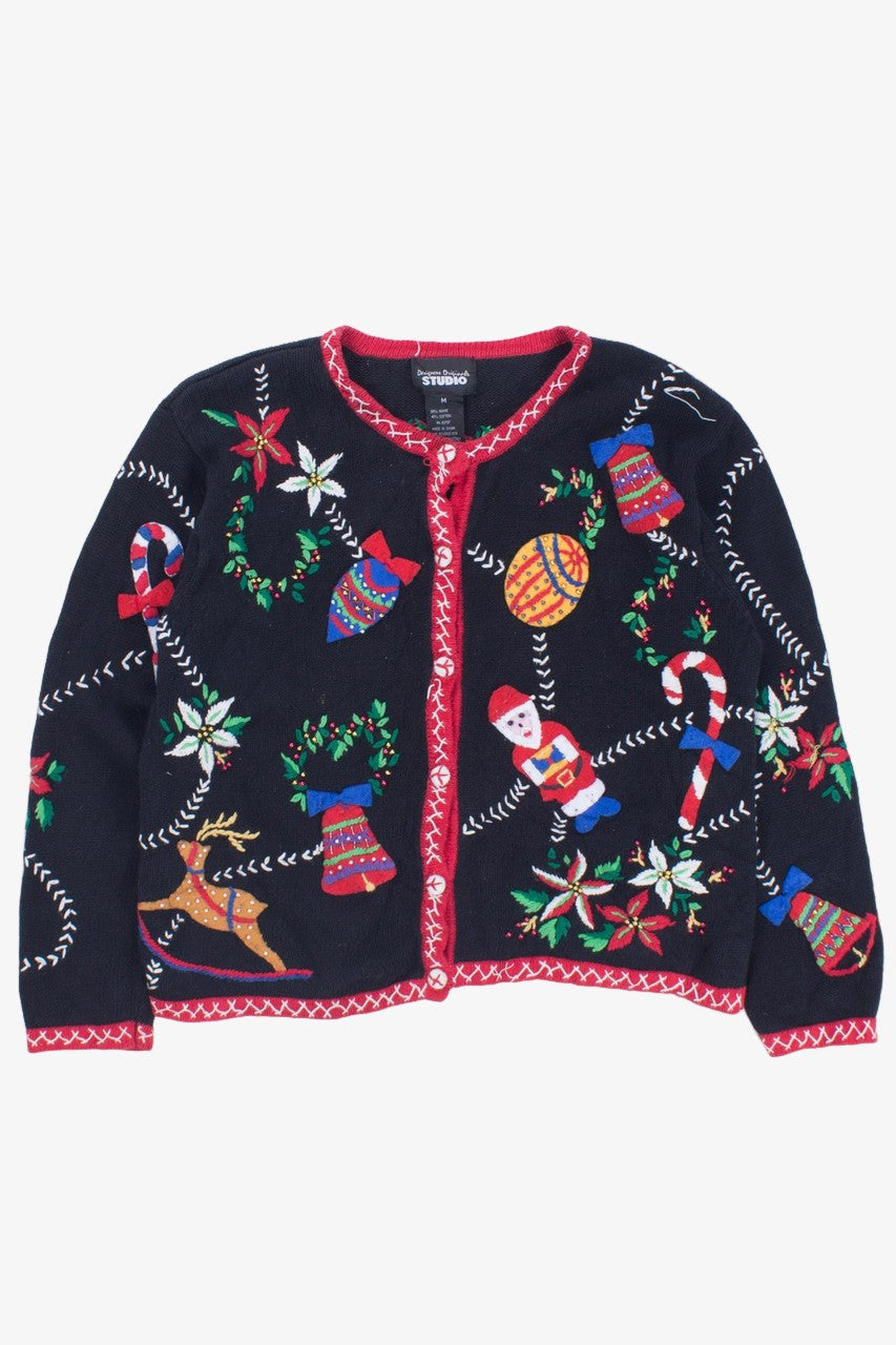 Black Ugly Christmas Cardigan 54056