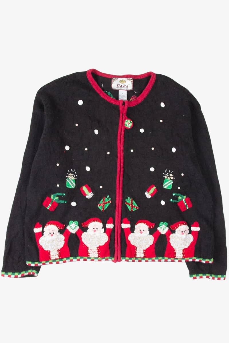Black Ugly Christmas Cardigan 54086
