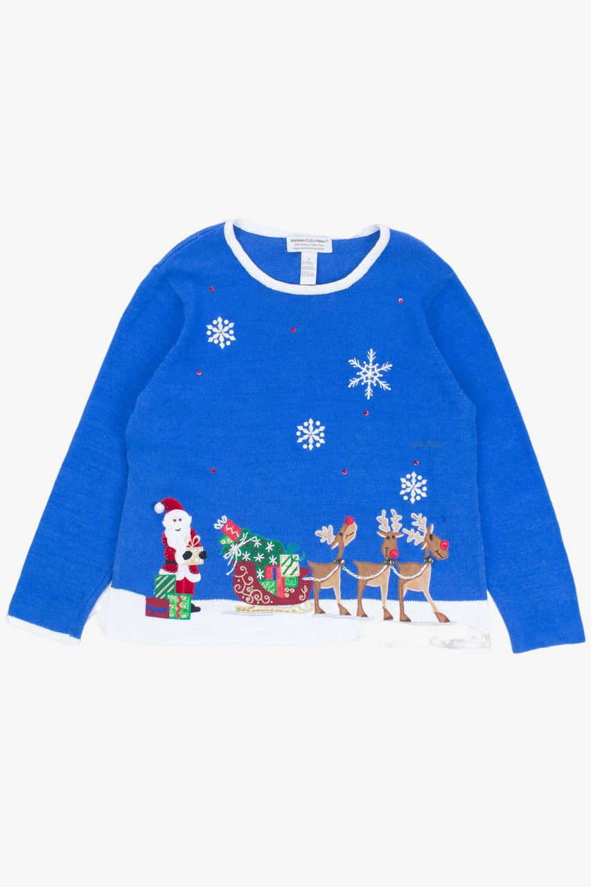 Blue Ugly Christmas Pullover 54132