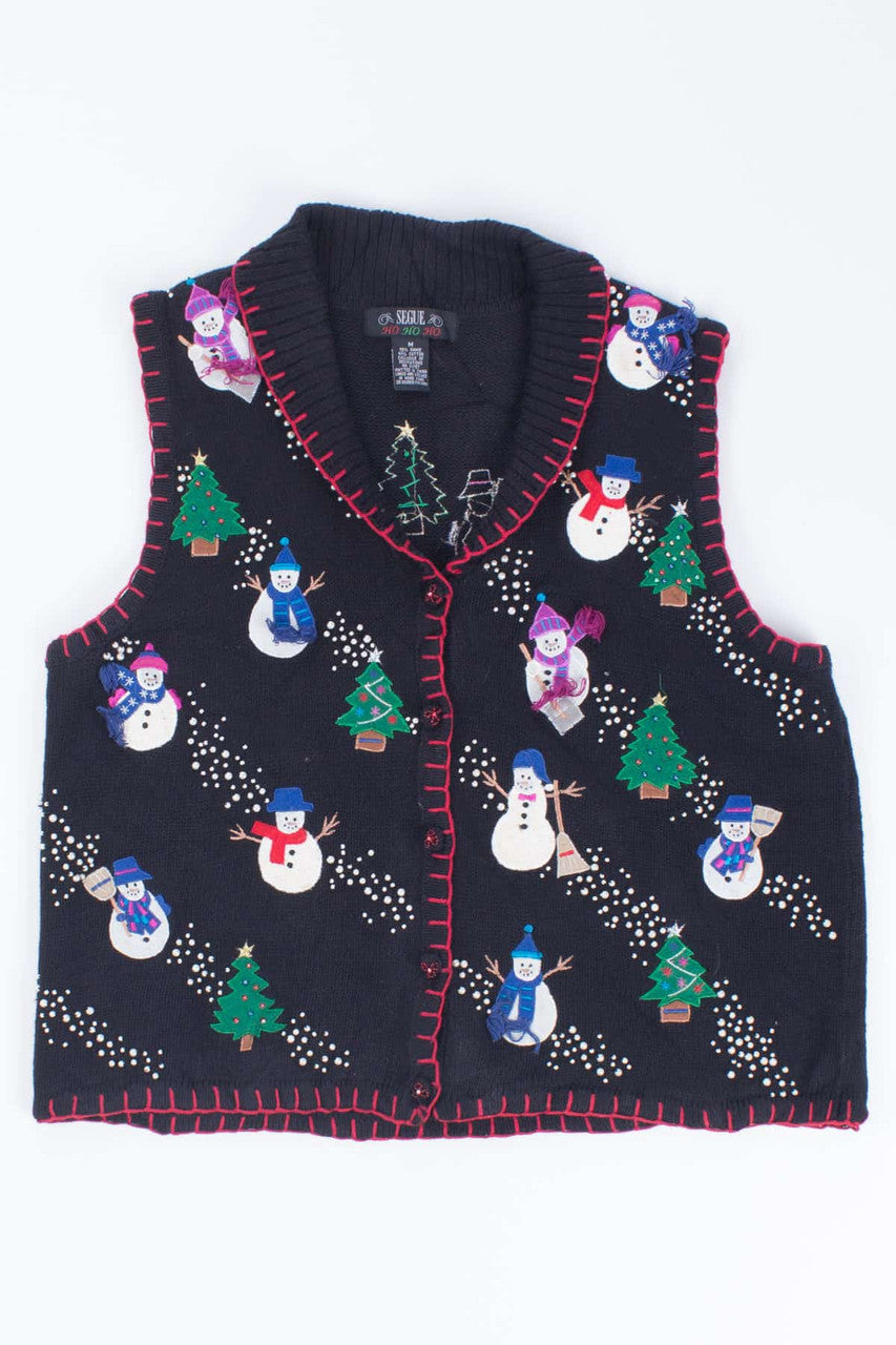 Black Ugly Christmas Vest 54310