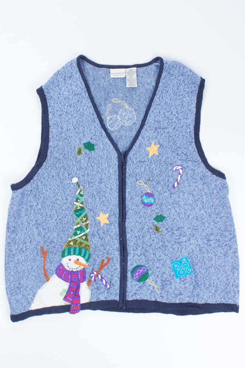 Blue Ugly Christmas Vest 54319
